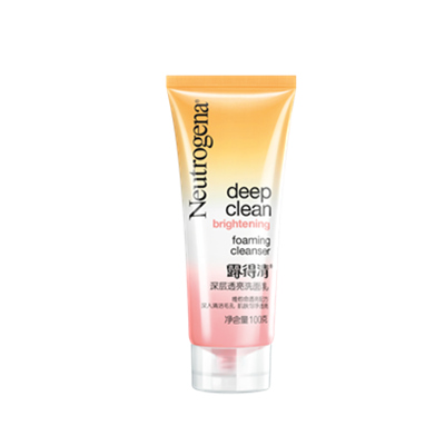 Neutrogena露得清深层透亮洗面乳 深层净化 光采亮白