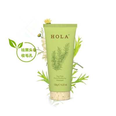 HOLA赫拉茶树植物调理毛孔清洁面膜 双效控油 收敛毛孔