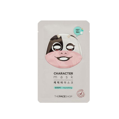 菲诗小铺动物脸谱面膜-奶牛 补水舒缓并滋润