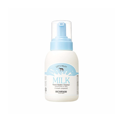 思亲肤牛奶牛奶保湿洁面慕斯 清除油脂 弹润保湿