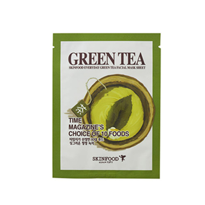 思亲肤绿茶清新精华单张面膜 补充水润 净洁肌肤