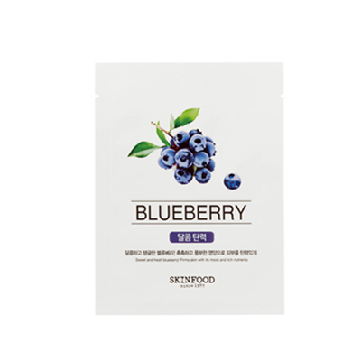 思亲肤美印美食单张面膜（蓝莓） 密集补水