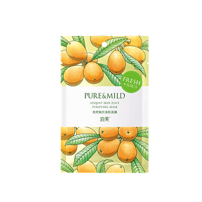 泊美枇杷控油清肌面膜 光滑柔嫩 清润美肌