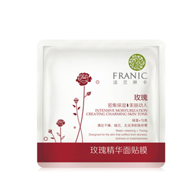 FRANIC法兰琳卡玫瑰精华面贴膜 密集修护 保湿补水