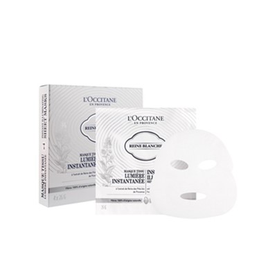 欧舒丹焕亮光采精华面膜 三重功效 焕亮肌肤